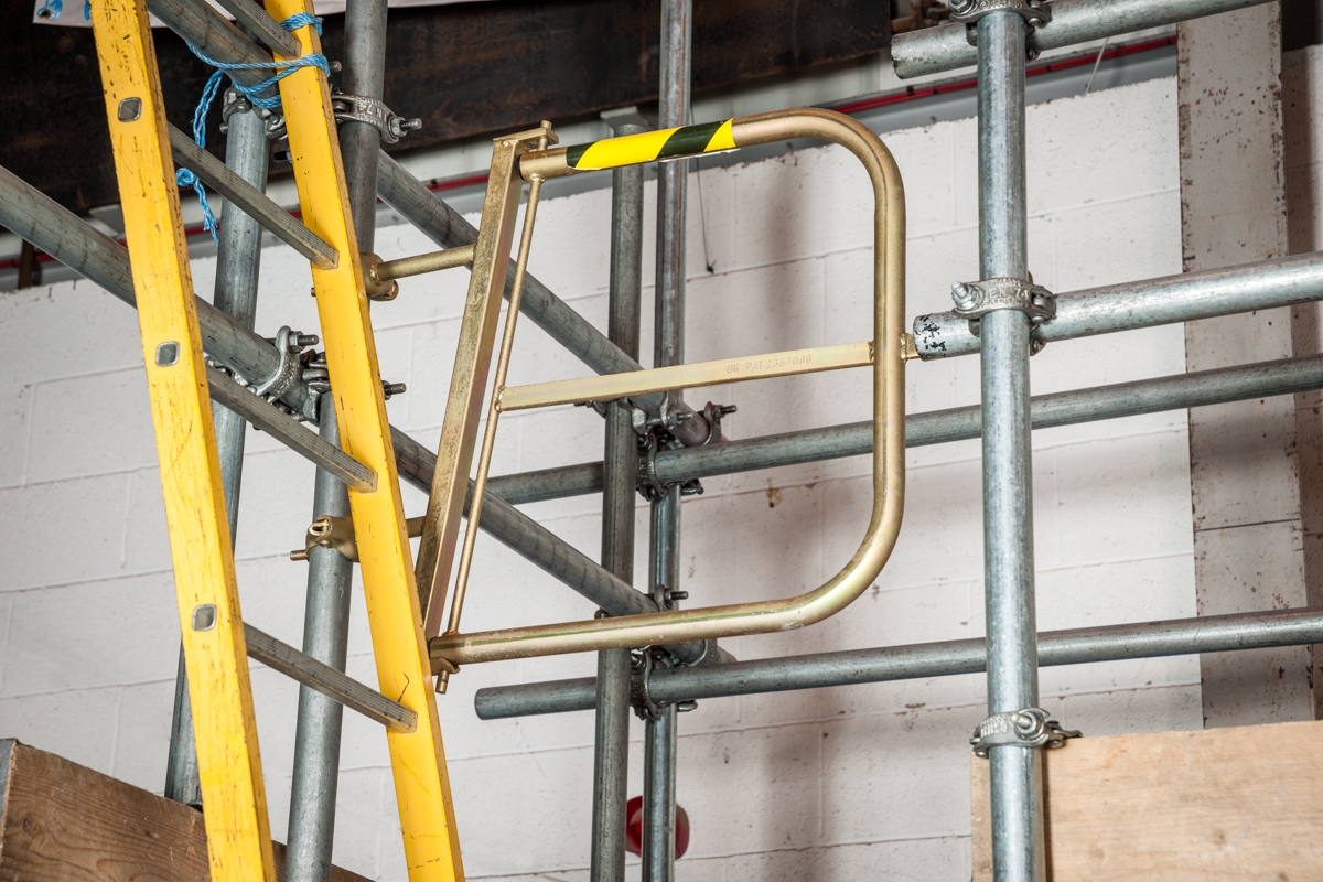 Scaffolding-Ladder Access Gate