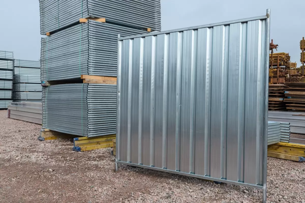 Temporary Steel Hoarding