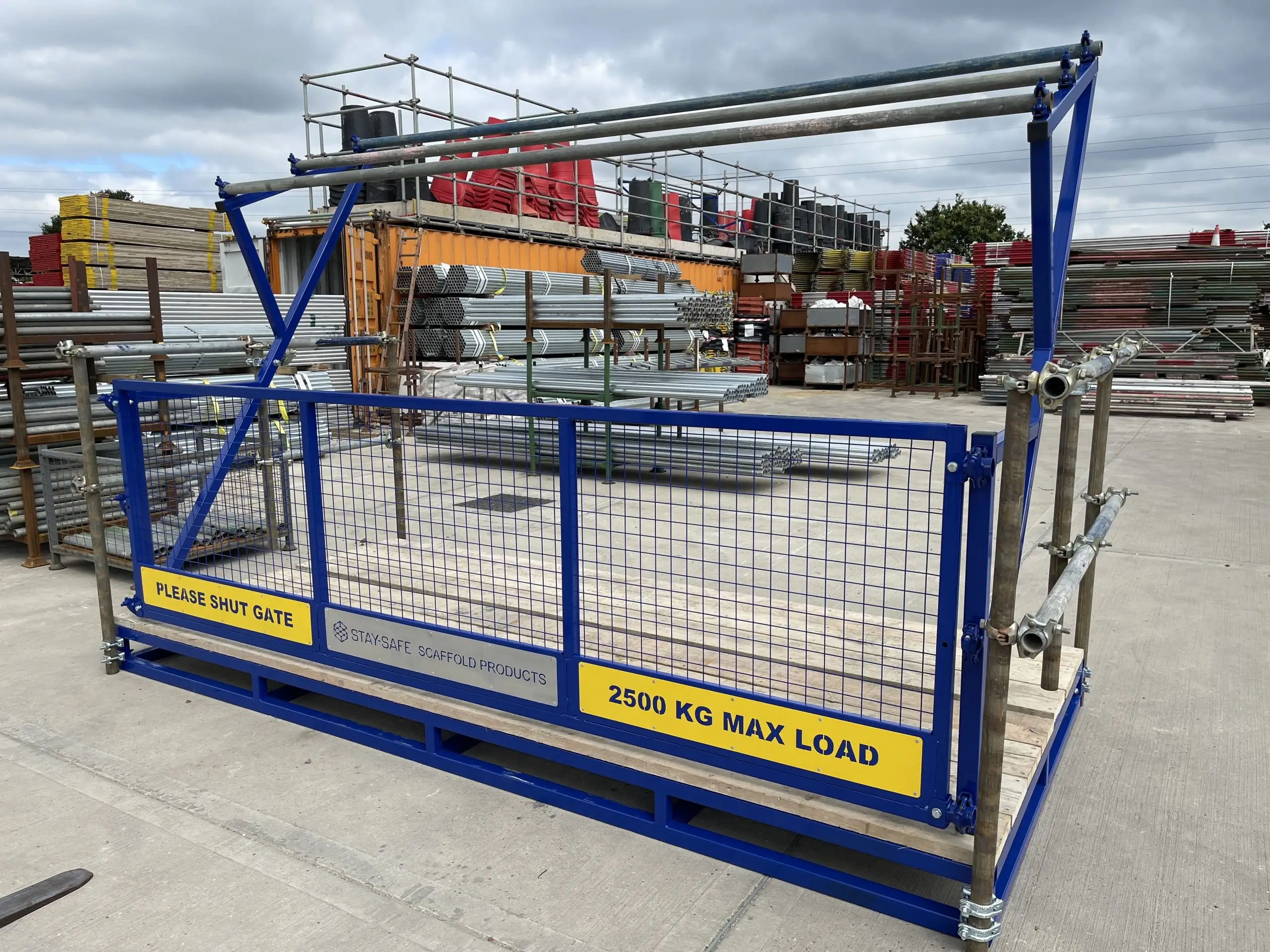 STAY SAFE Loading Bay Gate