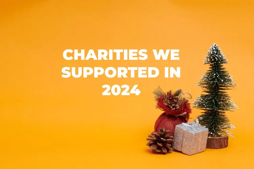 Charities we supported in 2024 